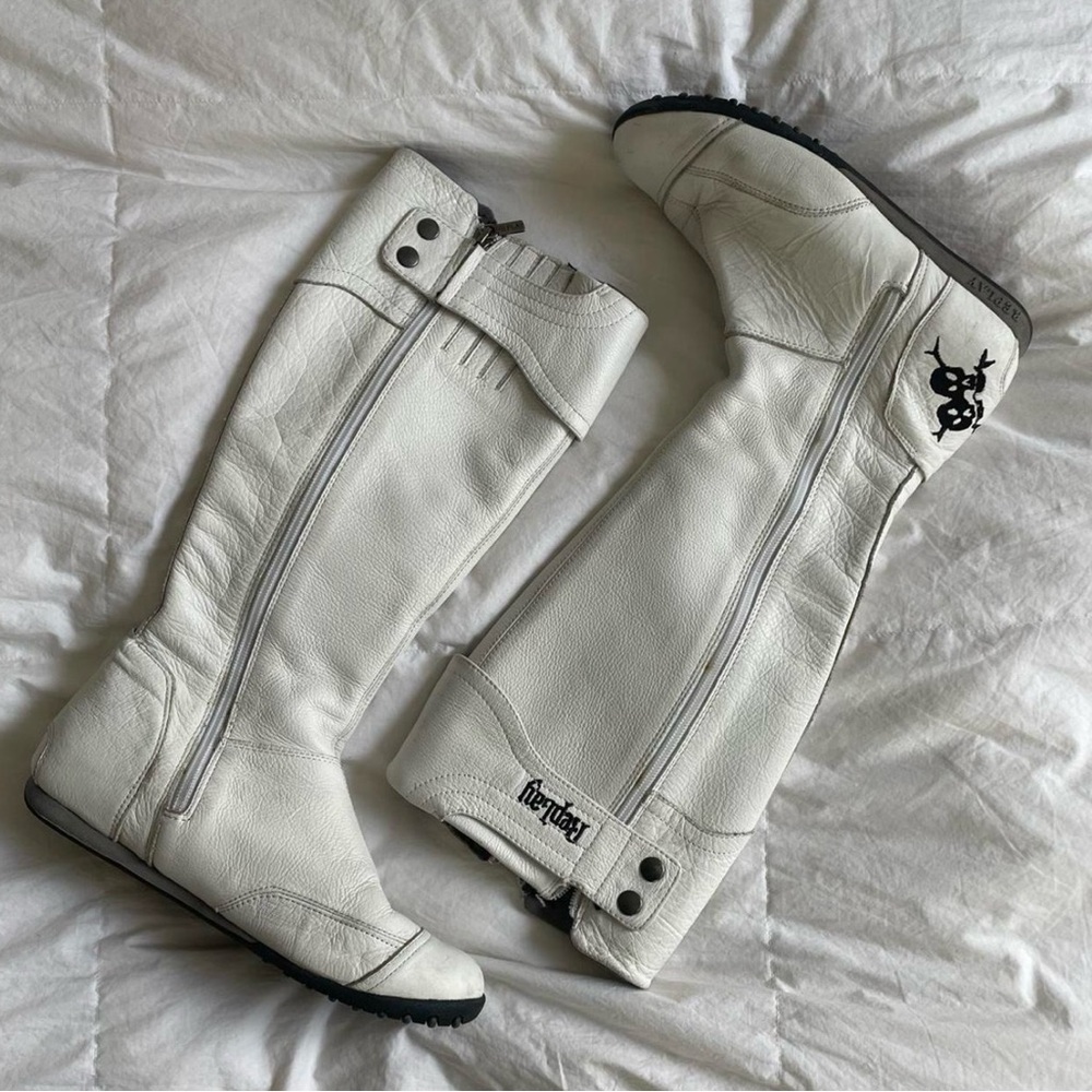 Replay Footwear Knee High Moto Boot